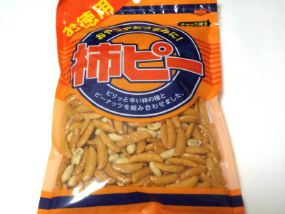 いこいのお徳用柿ピー。