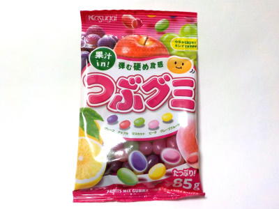 春日井製菓のつぶグミ。