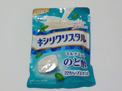 japan 愛知県名古屋市西区花の木1丁目3番14号 春日井製菓のキシリクリスタル　ミルクミントのど飴は糖質０。
