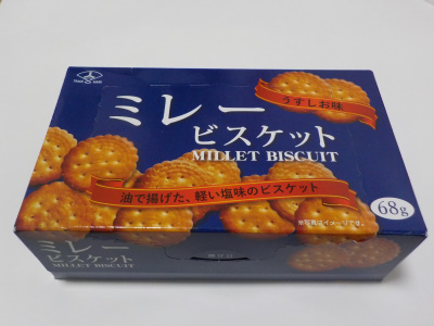 三ツ矢製菓のミレービスケット。