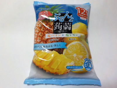 オリヒロのやみつき食感ふるんと蒟蒻ゼリー塩パイン