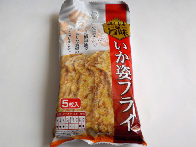 japan 広島県呉市赤尻町西5丁目11番6号 共同食品工業のいか姿フライ。