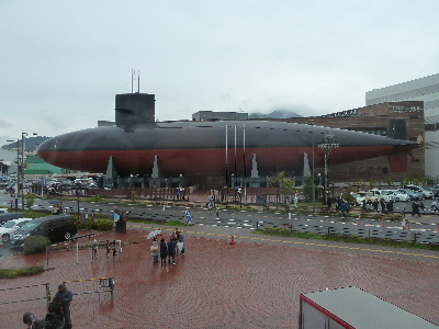 japan 広島県呉市宝町5番32号 てつのくじら館は無料で色々見れていいですね。