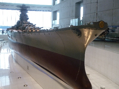 japan 広島県呉市宝町5番20号 大和ミュージアムは入館者が多いですね。