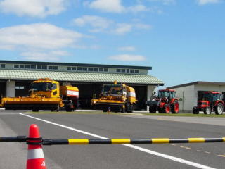 japan 島根県出雲市斐川町沖洲2633-1 出雲空港の空の日。