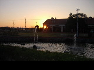 島根ワイナリーの夕日