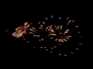 japan 島根県出雲市 出雲神話まつりの花火大会。 8月