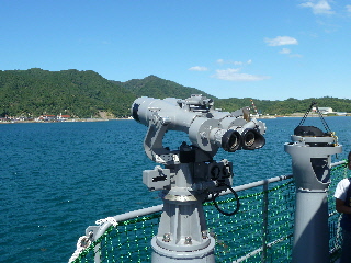 japan 島根県出雲市河下町 河下港に中型掃海艇「いずしま」っていうのがいました。