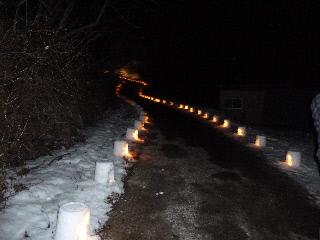 さんべ志学の雪あかり。