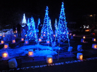 さんべ志学の雪あかり。