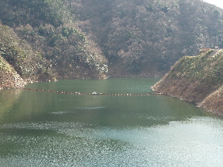 志津見ダムの公園