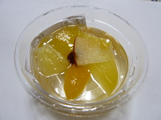 桃源郷の手作りフルーツゼリー。