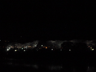 japan 島根県雲南市木次町 木次の桜まつりで花火を見ました。（2015）