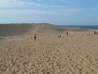 japan 鳥取県鳥取市福部町湯山 鳥取砂丘は疲れる。