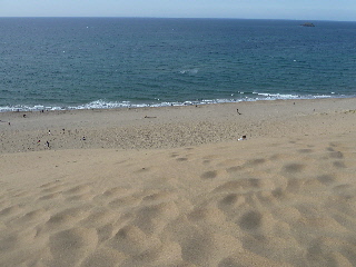 japan 鳥取県鳥取市福部町湯山 鳥取砂丘は疲れる。