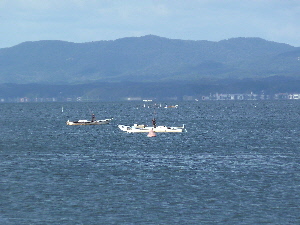 県立美術館のそばでミズベリング縁日やっていました。
