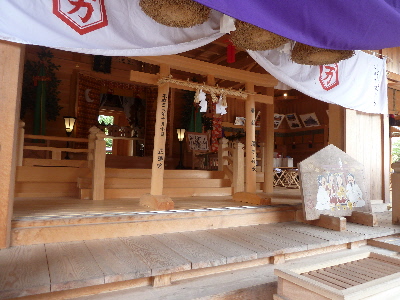 万九千神社の春祭り