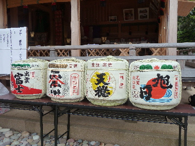 万九千神社の春祭り