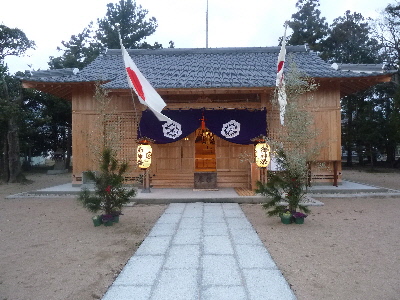 お正月の鹿島神社