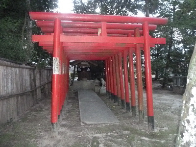 お正月の鹿島神社の稲荷神社