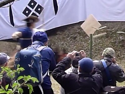 japan 島根県鹿足郡津和野町鷲原イ632-2 鷲原八幡宮で流鏑馬を見ました。