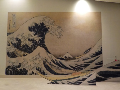 北斎展は大混雑でした。