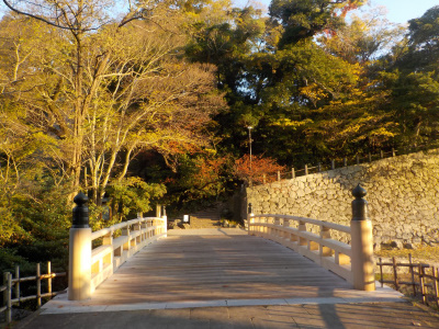 秋の国宝松江城。Autumn National Treasure Matsue Castle