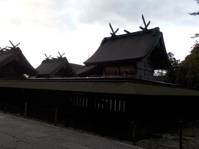 出雲大社の日の出