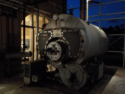 japan木綿街道でプロジェクションマッピングを見ました。3月ボイラー