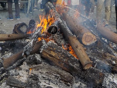 節分祭を見に物部神社に行きました。