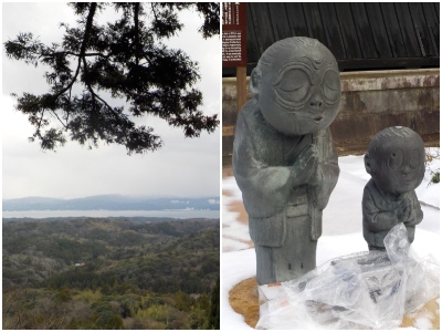 japan 島根県出雲市小境町803番地 道路が崩れてから初めて一畑薬師に行きました。