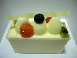 リビドーのレアチーズケーキ。