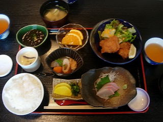 japan 島根県出雲市大津朝倉3丁目2-1 はま田のランチ