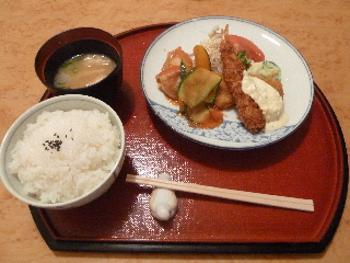 japan 島根県浜田市三隅町三隅1195 マルコで日替わり定食をいただきました。