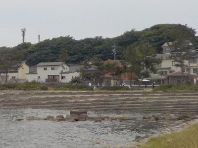 japan 鳥取県東伯郡琴浦町赤碕1570 塩谷定好写真記念館に行った時に菊港を見ました。