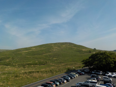 上空からの秋吉台