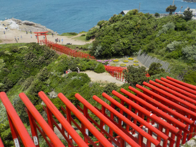 遠近法の元乃隅神社